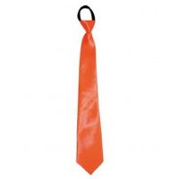 Stropdas fluo oranje