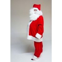 kerstman E fleace met koord XL dagprijs 25