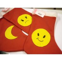 kerstsok met smiley