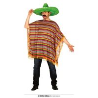 Mexikaanse poncho 1 maat