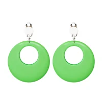 Oorbellen ass. fluo kleuren groen