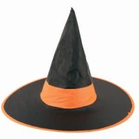 Heksenhoed zwart / oranje