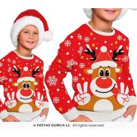 Kerstmis sweater Rendier kind