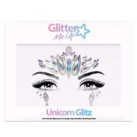 Gezicht juweeltjes unicorn glitz