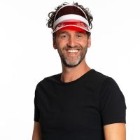 Zonneklep rood