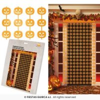 Deur decoratie pompoen 100 x 200 cm.