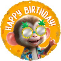 Happy Birthday Monkey prijs zonder helium