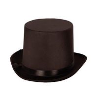 Buishoed satin zwart