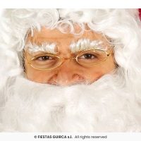 Metalen bril oma of kerstman