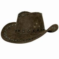 Cowboyhoed suède bruin