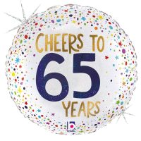 Happy Birthday 65 jaar prijs zonder helium
