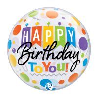 Bubbles balloon happy birdhay to you zonder helium