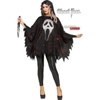 Ghost face poncho