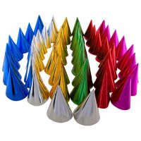 papieren punthoedjes per doos van 50 — verkleedaccessoire voor carnaval bij Carnavalshop Berlaar