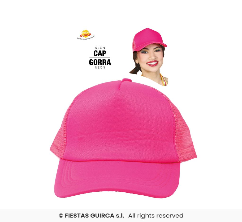 Pet neon roze — verkleedaccessoire voor carnaval bij Carnavalshop Berlaar
