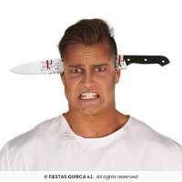 Tiara bloedend mes — verkleedaccessoire voor Halloween bij Carnavalshop Berlaar