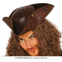 Hoed piraat — verkleedaccessoire voor een piratenfeest bij Carnavalshop Berlaar