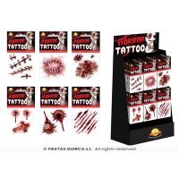 tattoo wonden ass. — verkleedaccessoire voor Halloween bij Carnavalshop Berlaar