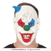 Masker lachende clown foam — verkleedaccessoire voor Halloween bij Carnavalshop Berlaar