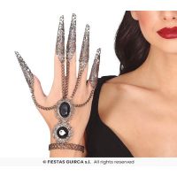 Armband met metalen nagels — verkleedaccessoire voor Halloween bij Carnavalshop Berlaar