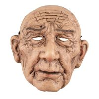 masker oude man — verkleedaccessoire voor carnaval bij Carnavalshop Berlaar