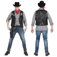 Cowboy vest zwart
